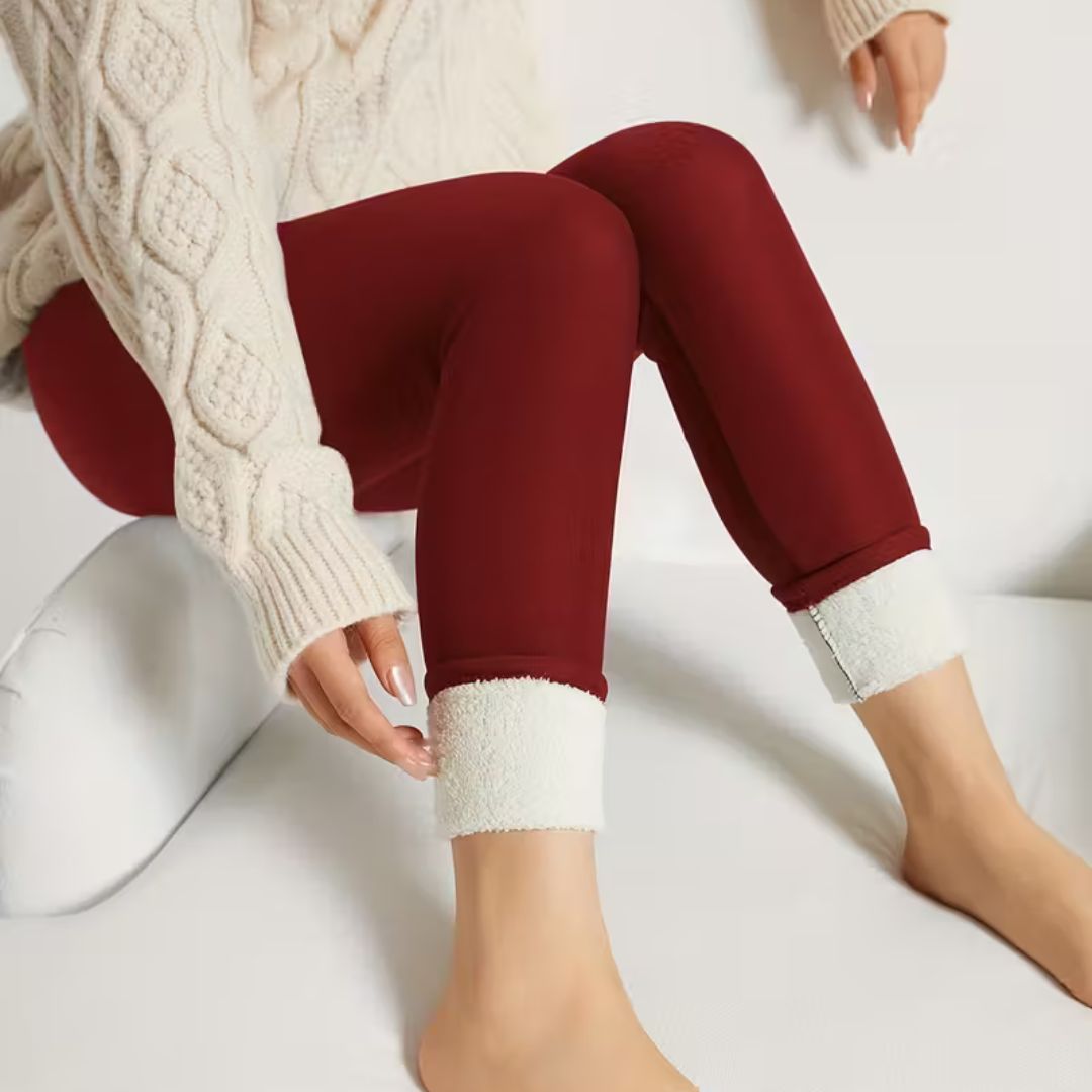 Thermo Leggings Dame | Isolerede Thermobukser | Varme Leggings til Vinter | CozyLine