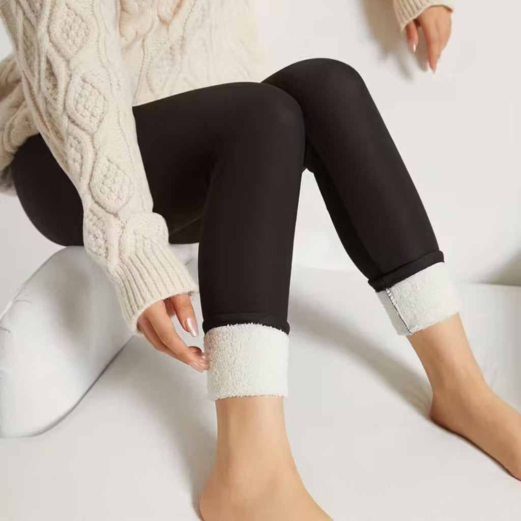 Thermo Leggings Dame | Isolerede Thermobukser | Varme Leggings til Vinter | CozyLine