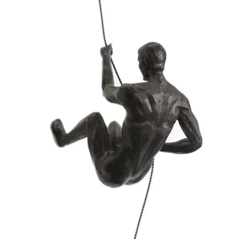 Dekorative Klatrefigurer Vægskulptur Sæt til Moderne Vægdekoration