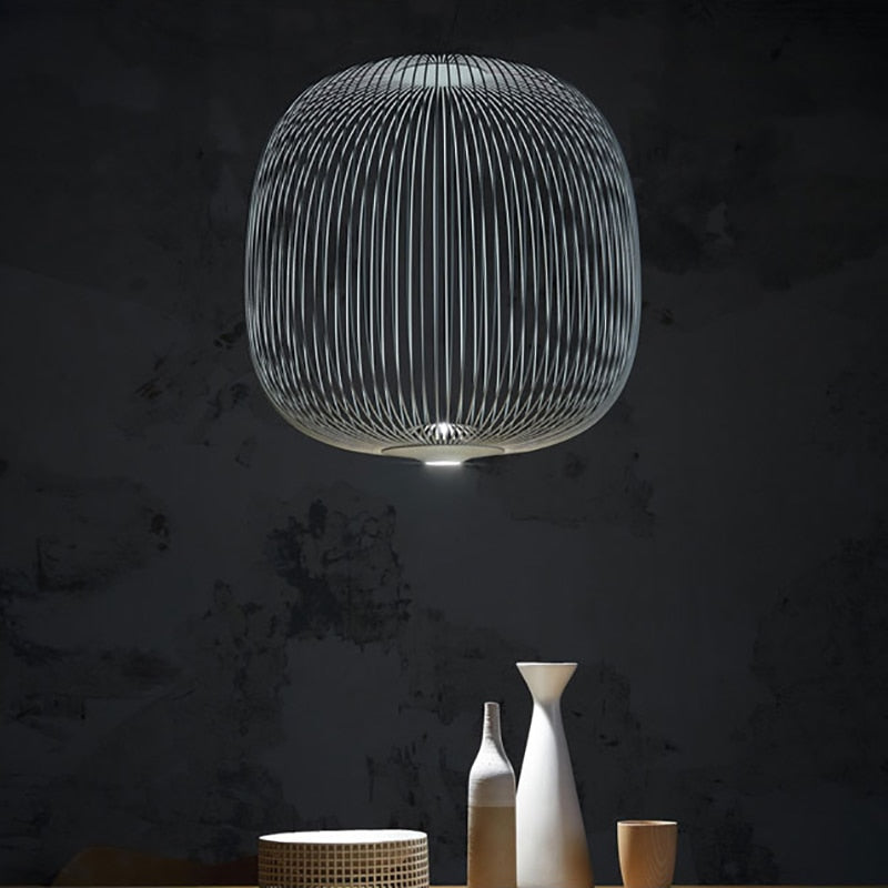 AeroSpire Spoke Lampe Pendel Med Kalejdoskopisk Skærm