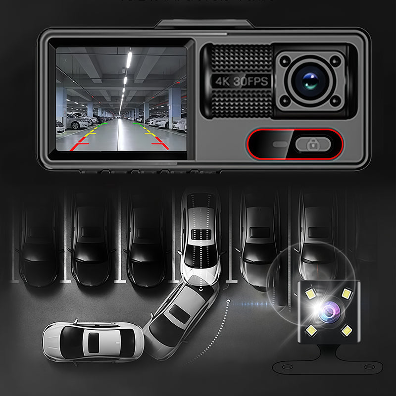 Dashcam til bil foran og bagpå | Bakkamera til eftermontering | Bilkamera | KøreCam