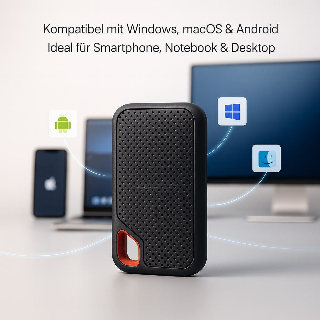 Ekstern Harddisk | SSD med 2 TB Lagerplads | DataBox