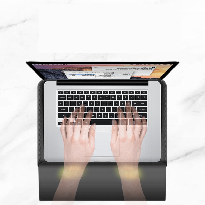Laptop Sleeve med Indbygget Stativ – Beskyttende Etui til 11–16 tommer Laptops