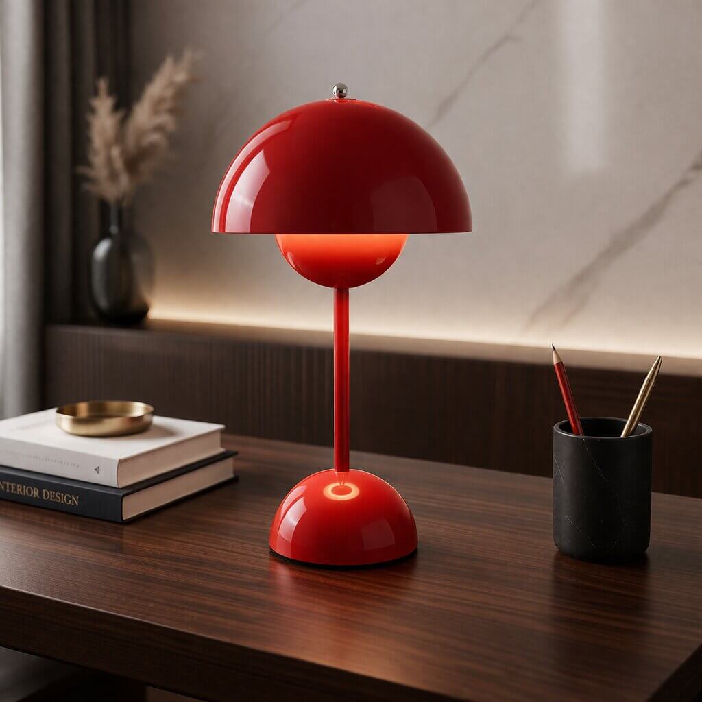 Designer Bordlampe | LED Bordlampe | Natbordlampe | Dimmbar & trådløs | Lumora