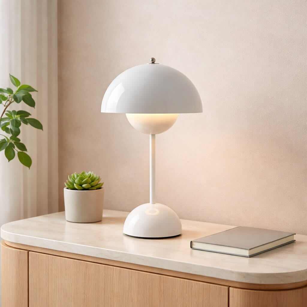 Designer Bordlampe | LED Bordlampe | Natbordlampe | Dimmbar & trådløs | Lumora