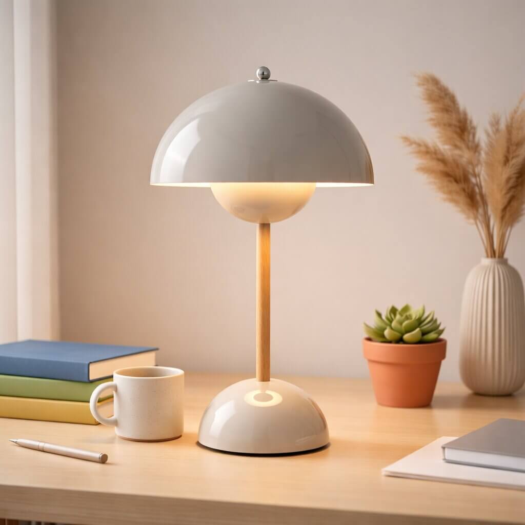 Designer Bordlampe | LED Bordlampe | Natbordlampe | Dimmbar & trådløs | Lumora