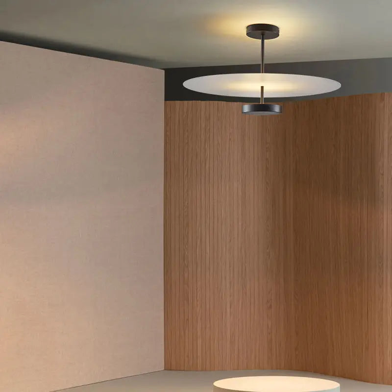 NordAero Cirkulær Loftkrone Med Indbyggede LED'er I Nordisk Stil