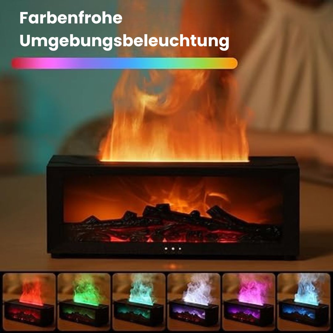 Aroma Diffuser | Elektrisk Duftlampe med Flammeeffekt | DuftFlamme