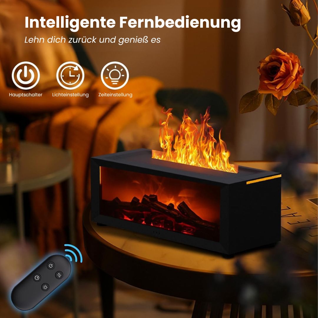 Aroma Diffuser | Elektrisk Duftlampe med Flammeeffekt | DuftFlamme