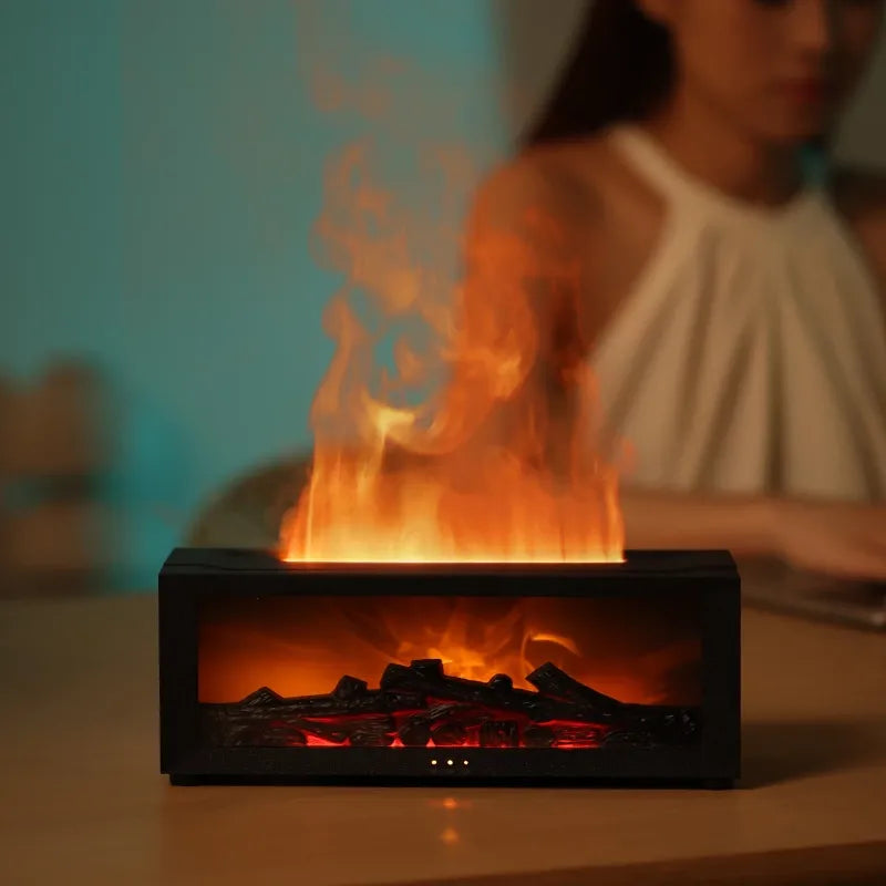 Aroma Diffuser | Elektrisk Duftlampe med Flammeeffekt | DuftFlamme