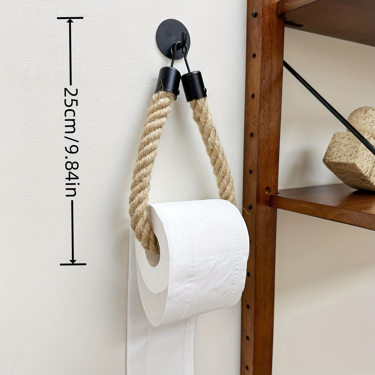 Hamp Snor Toiletpapirholder - Til Stilfulde Badeværelser
