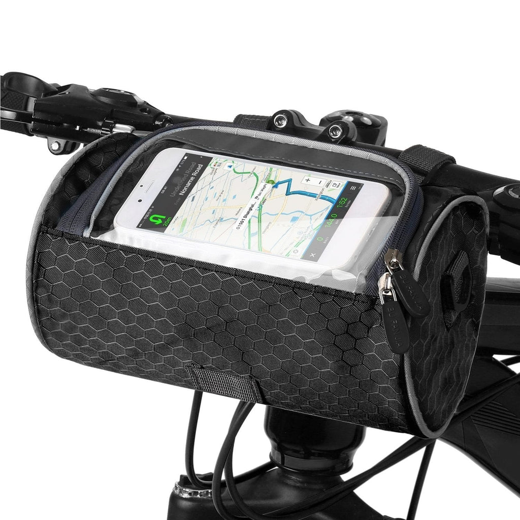 Praktisk Cykelstyrtaske med Smartphone Holder og Vandafvisende Materiale