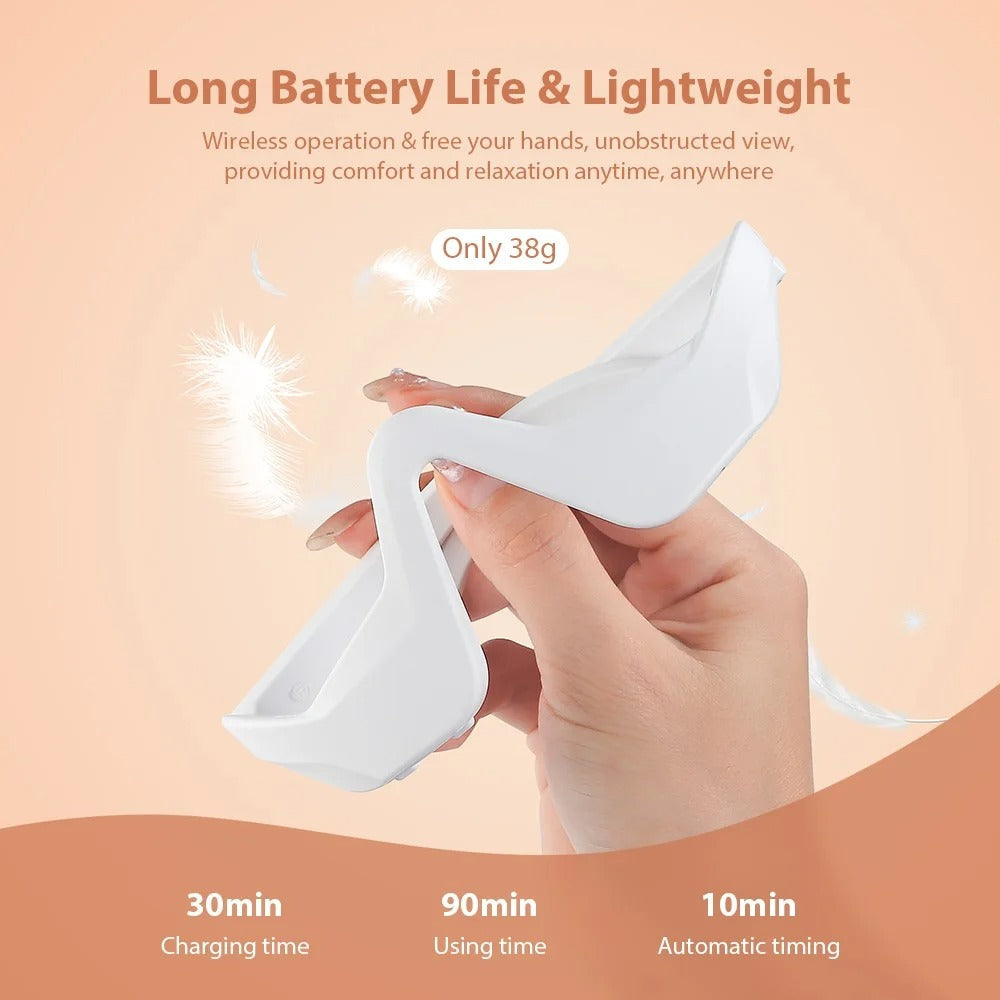 Lumara Øjemassager Med Rødt Lys Til Hævelse Under Øjnene Og Fine Linjer