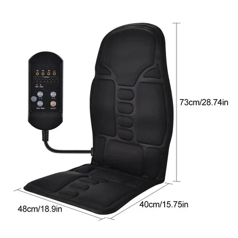 LumaRelief Elite Eight Motor Massagepude med Varm Ryg