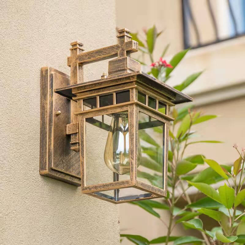 Udendørs Vandtæt Lantern Væglampe