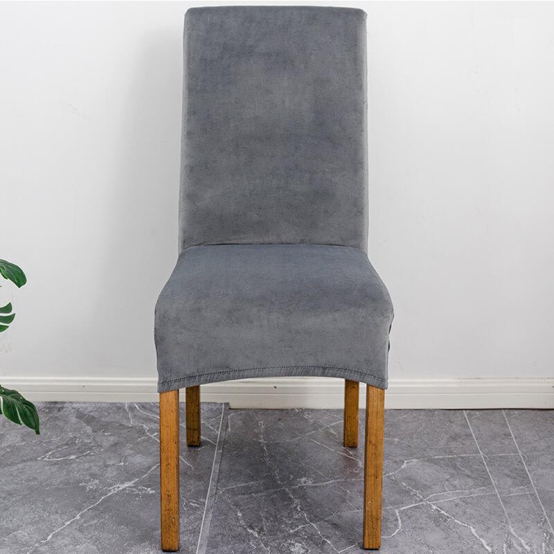 XL Stretch Velvet Spisestolebetræk - Elegant & Holdbart