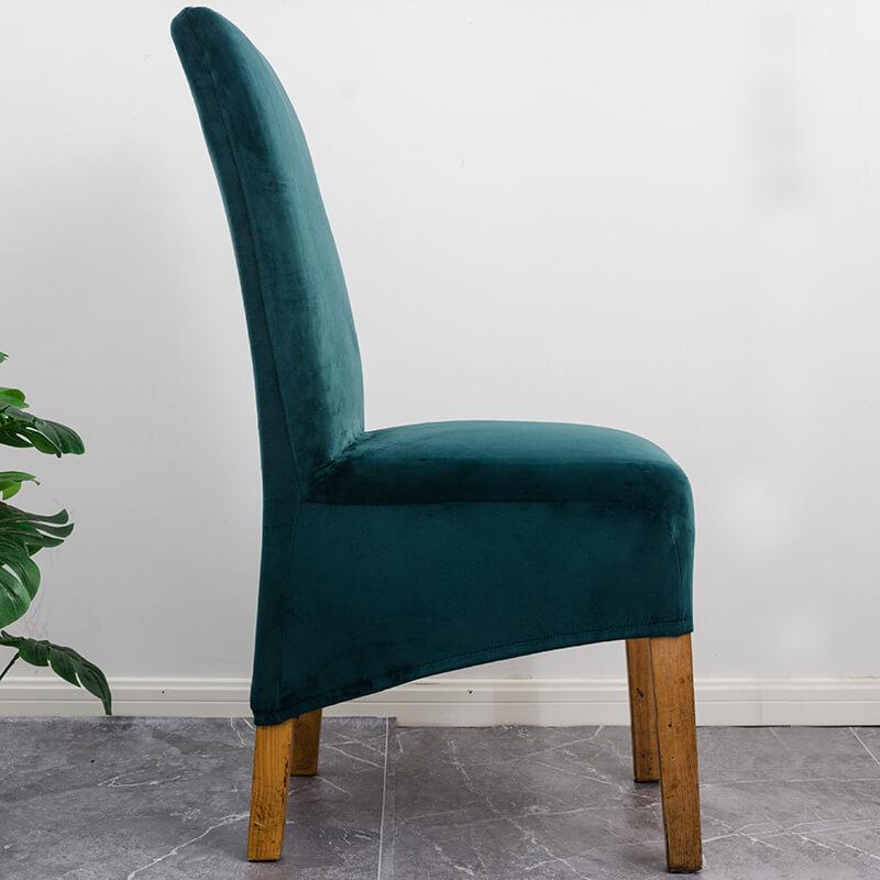 XL Stretch Velvet Spisestolebetræk - Elegant & Holdbart