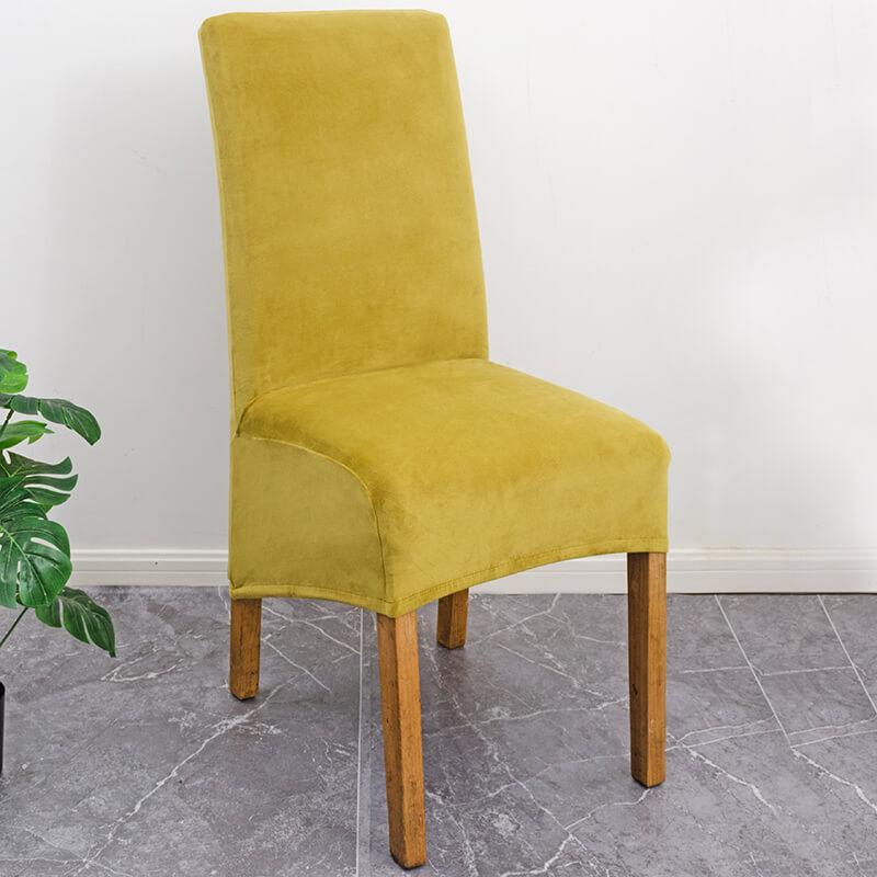 XL Stretch Velvet Spisestolebetræk - Elegant & Holdbart