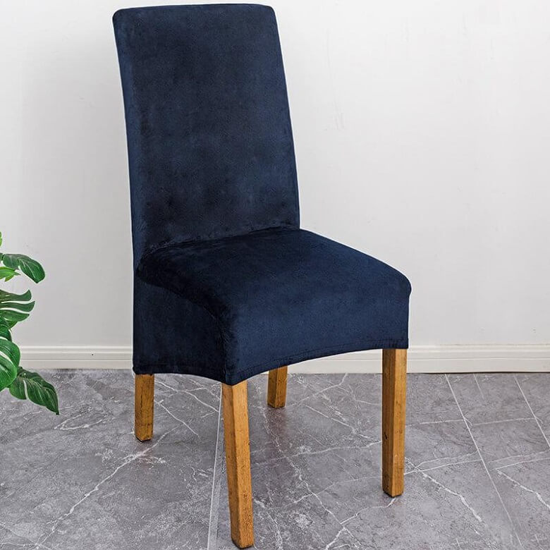 XL Stretch Velvet Spisestolebetræk - Elegant & Holdbart