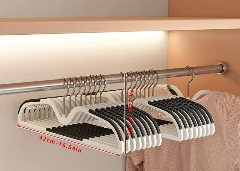 Pladsbesparende Kort Hals Hanger – Skridsikker og Drejelig
