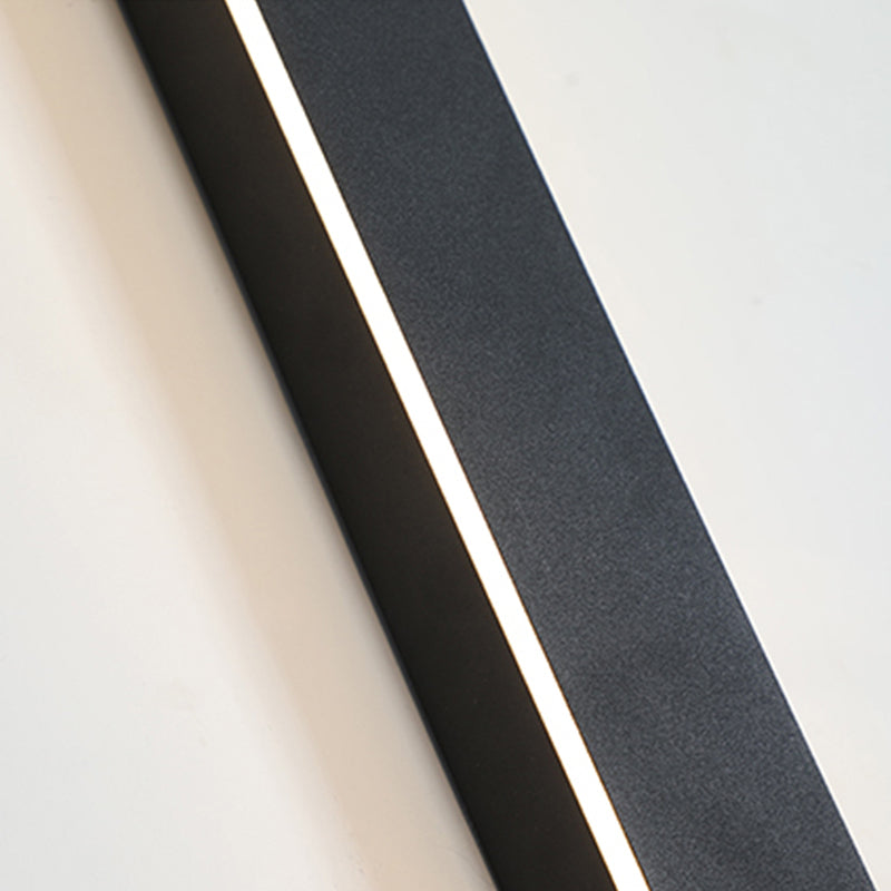 Nyx Black LED Finish Edition Linear Væglampe Udendørs