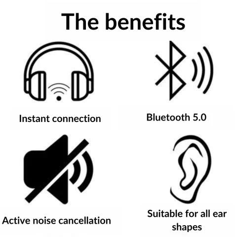 NovaPulse Pro Trådløse Hovedtelefoner Bluetooth 5.0 Elite