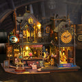 Fortryllende Boghus – 3D Træpuzzle med Magisk Belysning