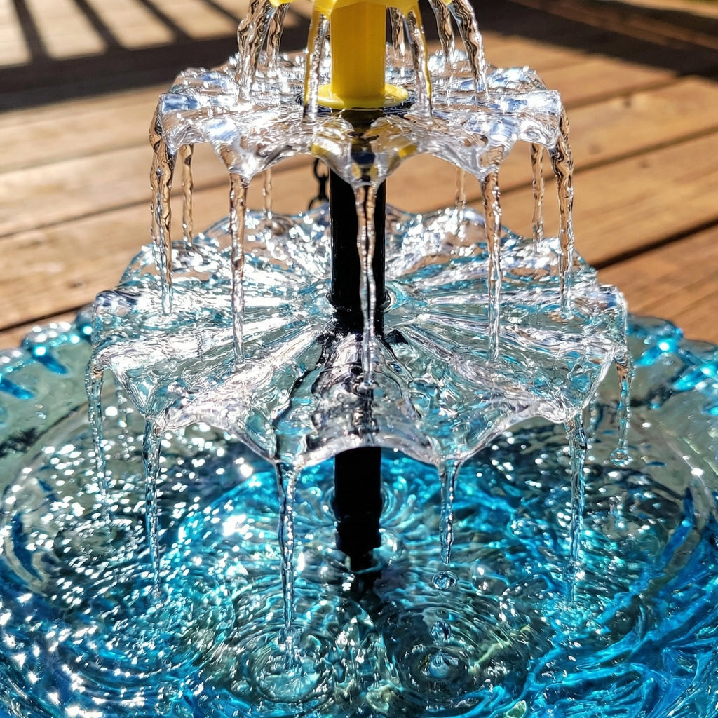 SolarCascade™ – Solcelledrevet Vandfaldbrønd