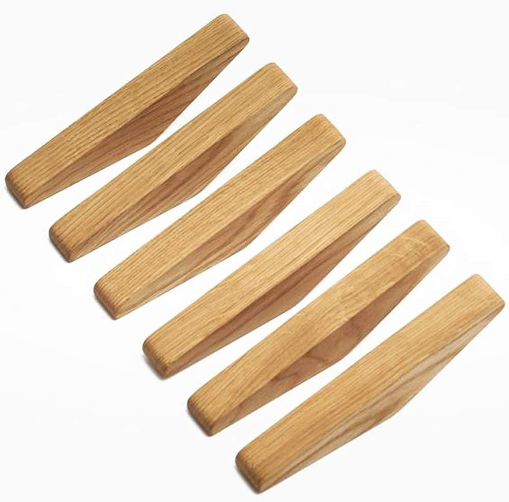 Sæt med Trådkroge Nordhaak – 6 Minimalistiske Krog lavet af Massivt Træ