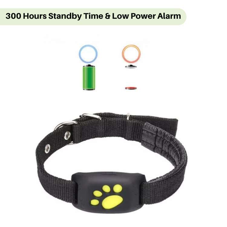 FindMyDog GPS Tracker – Realtids Tracking med Sikkerhedszone Alarmer & 300-timers Batteri