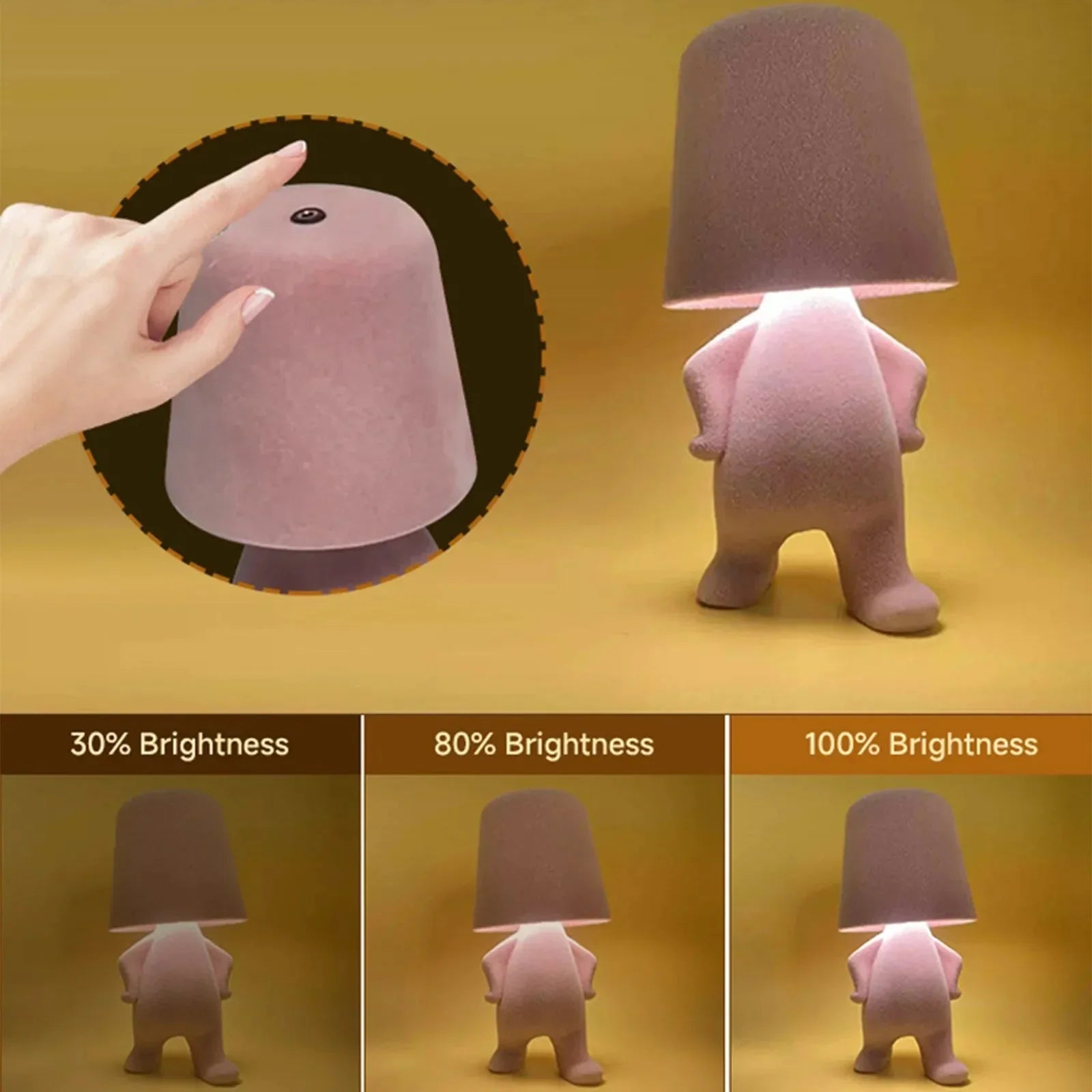 Bordlampe Børneværelse | Moderne Bordlampe | Natlampe | GlowFigur