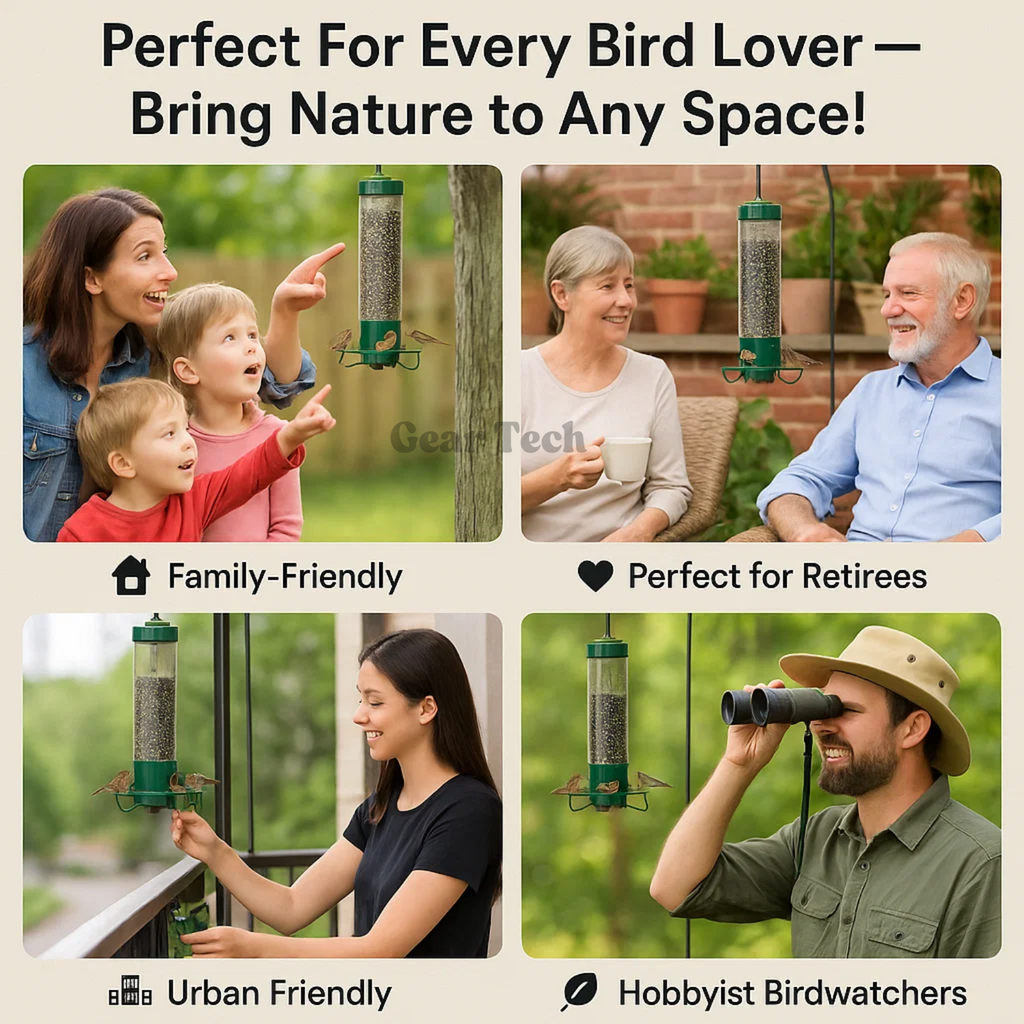 Heavy-Duty Egernfri Fuglefoder - Metal Design
