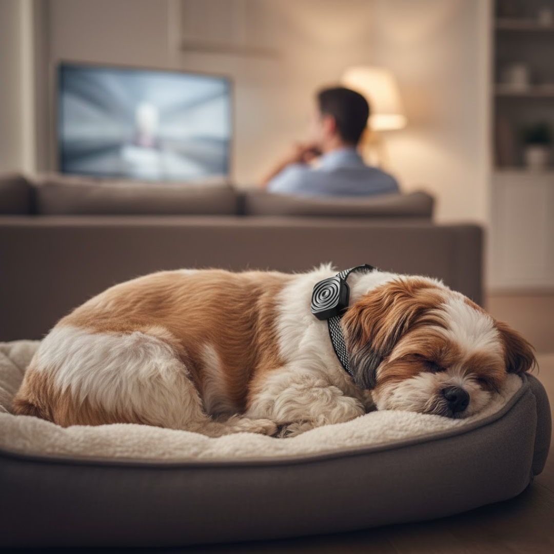 Hundebellhalsband | Anti Bell Halsband til Hunde | BellFrei