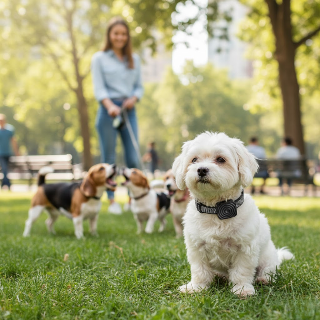 Hundebellhalsband | Anti Bell Halsband til Hunde | BellFrei