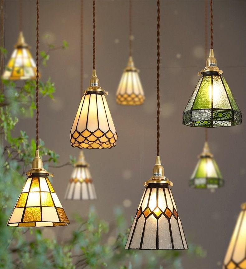 Mirella Vintage Glaspendelampe Med LED Pære