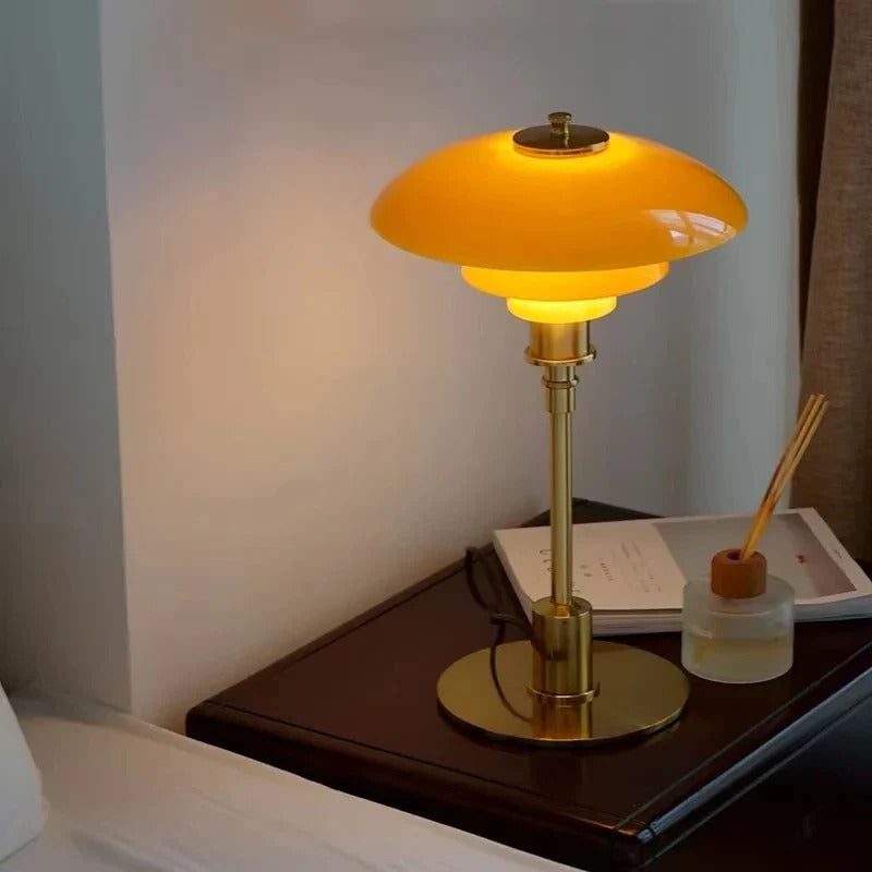 Dimmbar Rund Bordlampe