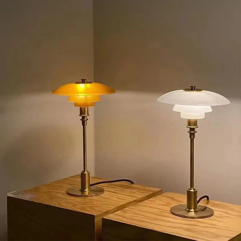 Dimmbar Rund Bordlampe