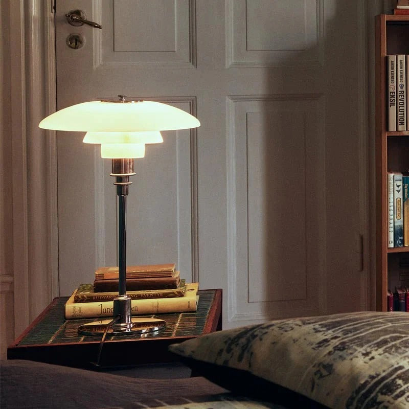 Dimmbar Rund Bordlampe