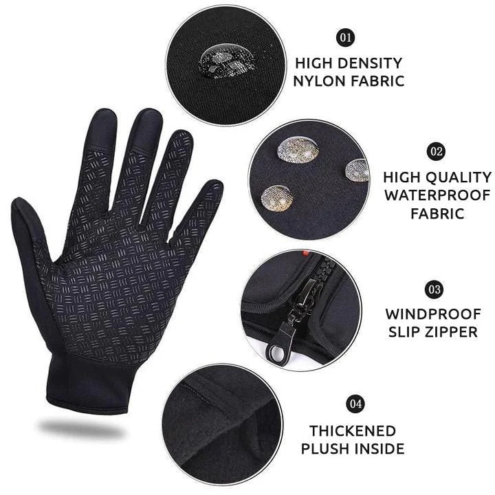 Unisex Opvarmede Termiske Handsker til Vinter Udendørs Aktiviteter