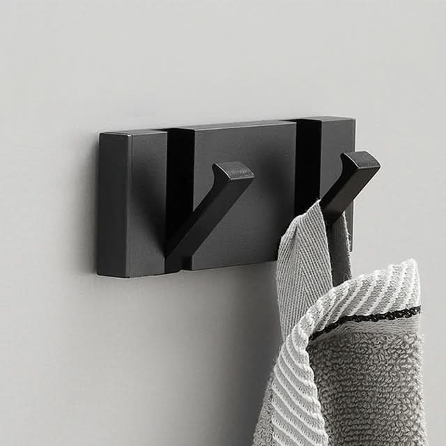 Foldbar Metal Vægkrog med Flere Kroge – Pladsbesparende og Moderne