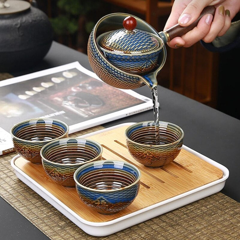 Aurelia Keramisk Teapot Sæt til Gongfu Te Crafting