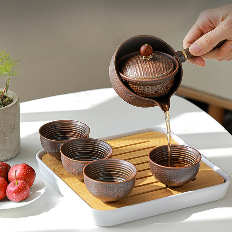Aurelia Keramisk Teapot Sæt til Gongfu Te Crafting