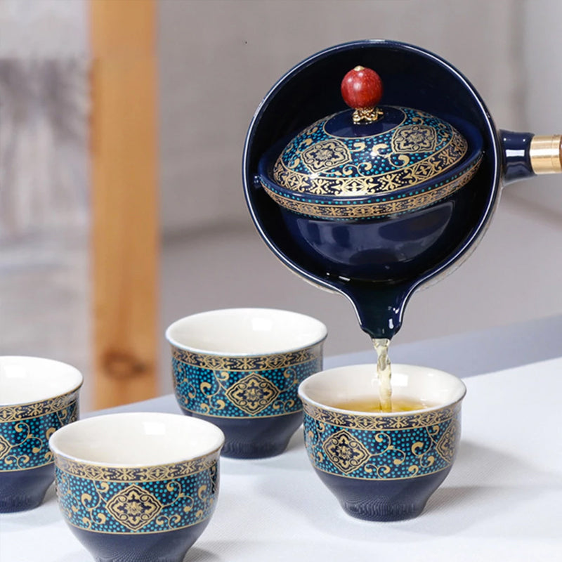 Aurelia Keramisk Teapot Sæt til Gongfu Te Tilberedning