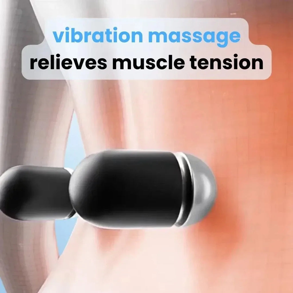 Rygsmerter Massagestol med Varme & Vibration, Rygstøtte til Lindring af Iskias, Lumbal Smerte & Holdningskorrektion – 3-i-1 Hjemmebehandling