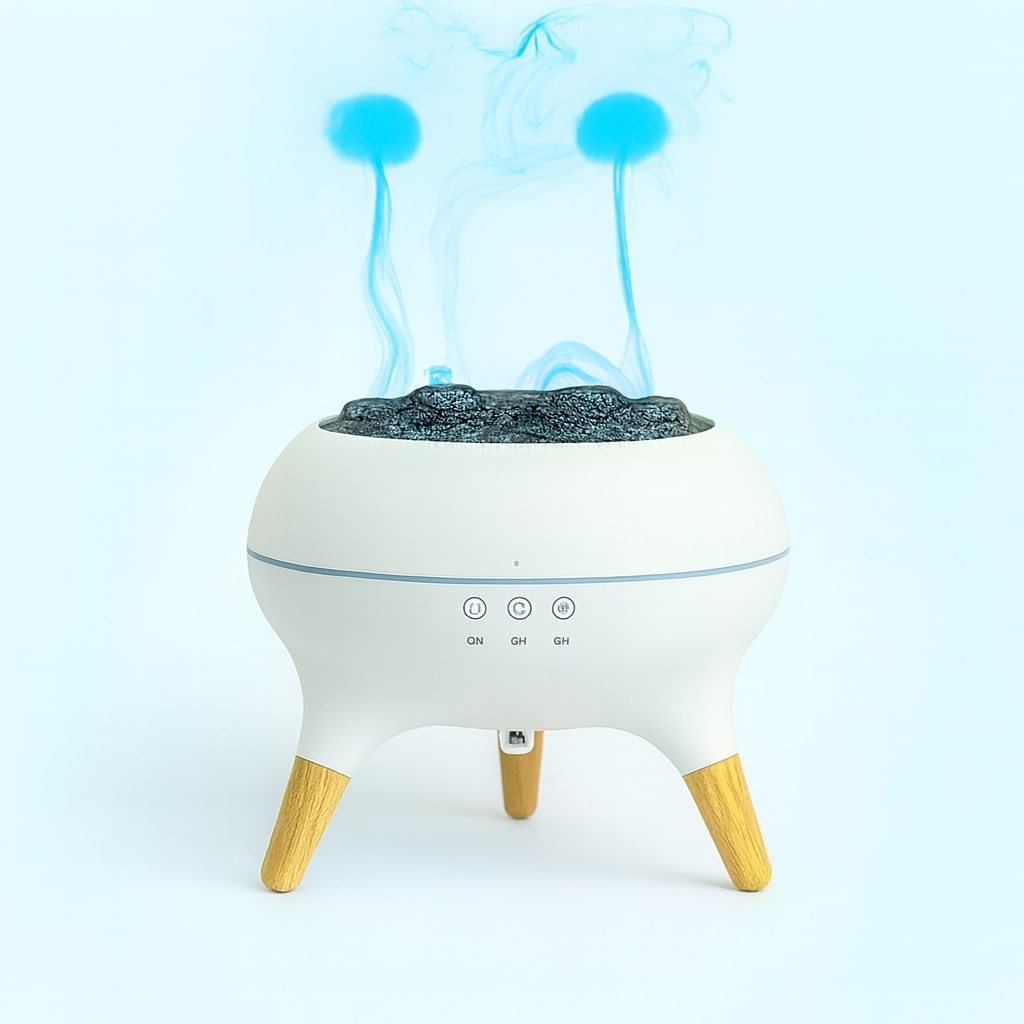 Luftfugter & Diffuser | Aromadiffuser med LED lys & Timer | JellyTraum