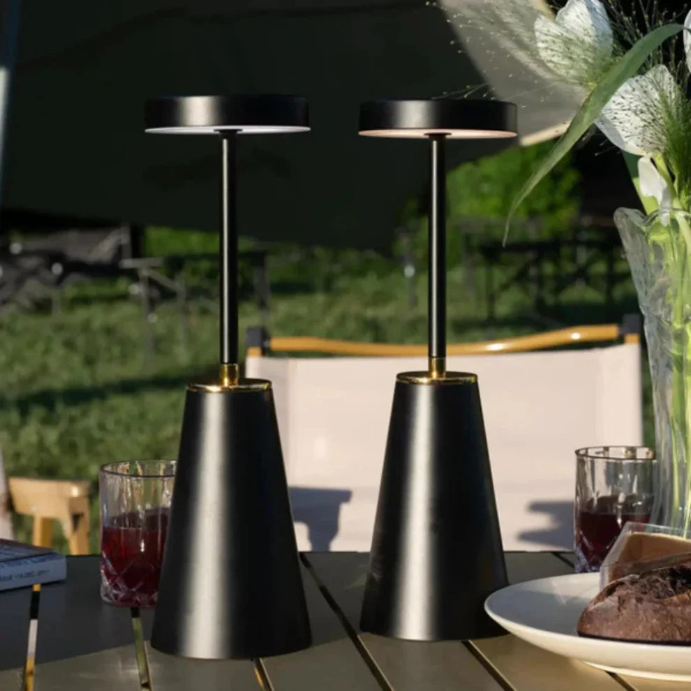 Trådlampe | Natbordlampe med Touch | Dæmpbar lampe til moderne atmosfære | AuraLume
