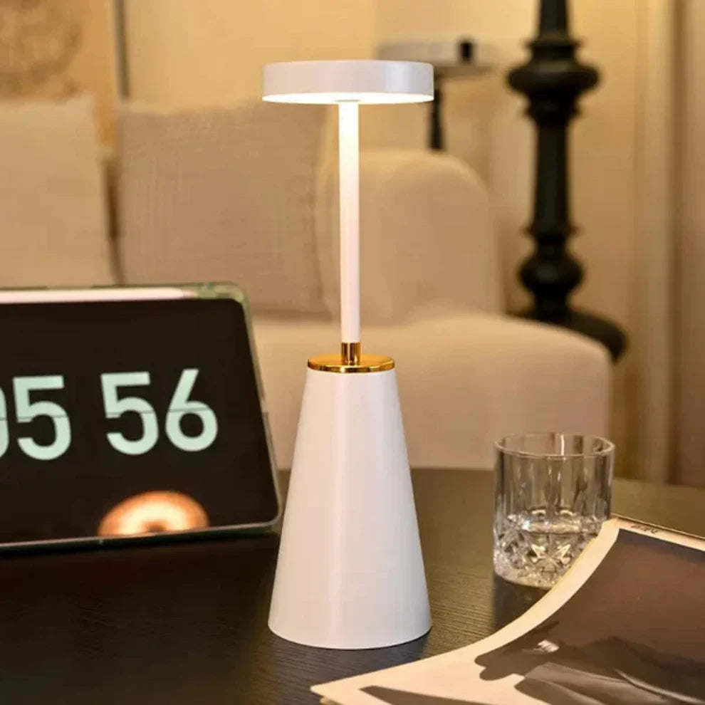 Trådlampe | Natbordlampe med Touch | Dæmpbar lampe til moderne atmosfære | AuraLume