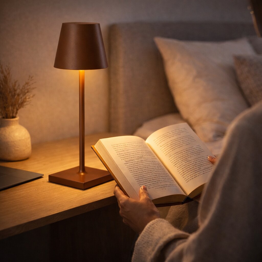 Trådlampe til bord | Bordlampe med batteri | BordLys