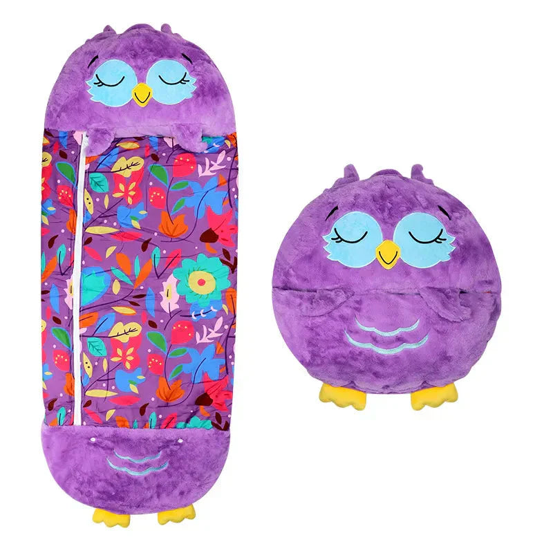 Børns SleepyBuddy 2-i-1 Sovepose & Krammetøj