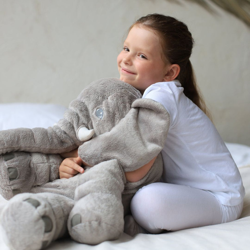 Krammedyr til børn og babyer | Plysdyr med blødt stof | MiniElefant